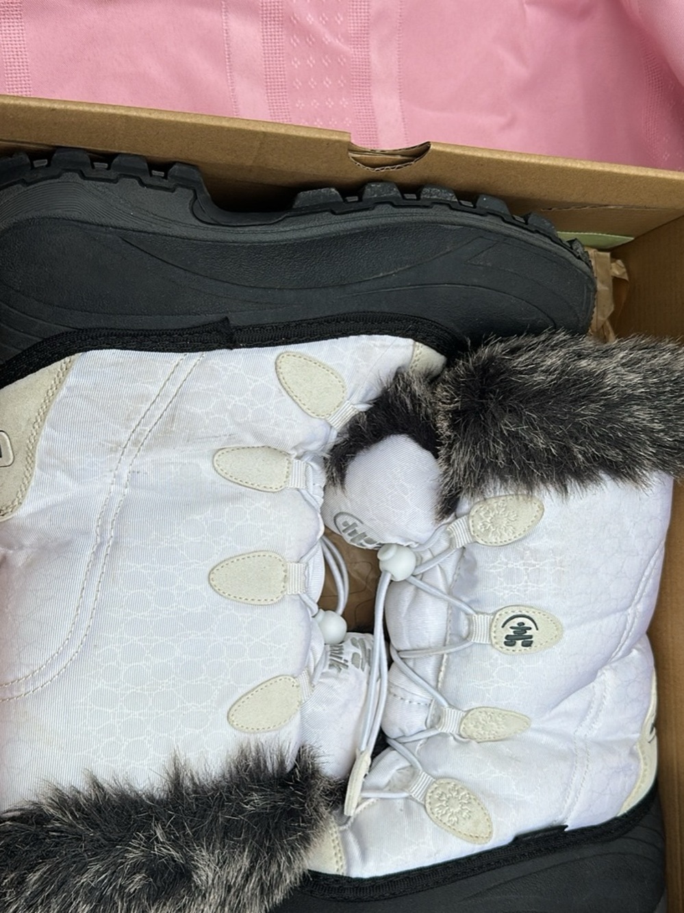 Kamik Momentum White Women's Snow Boots Size 7